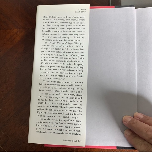 I’m Only One Man by Regis Philbin - Picture 5 of 5